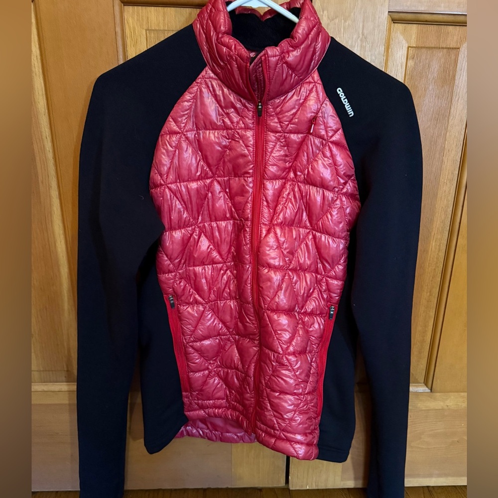 Goldwin Polartec Mixed media lightweight puffer